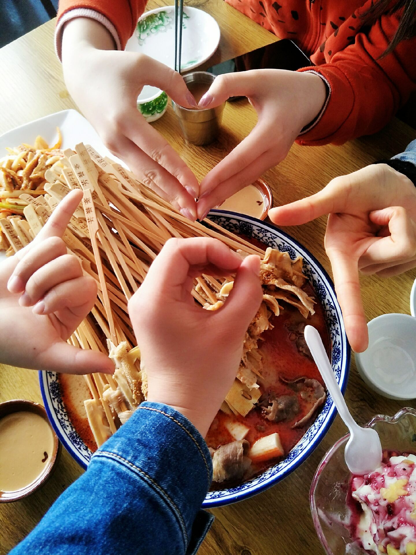 雁雁的送行餐