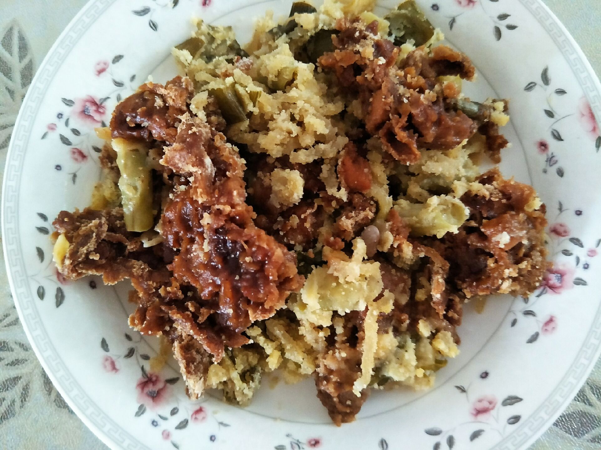 肉麦饭