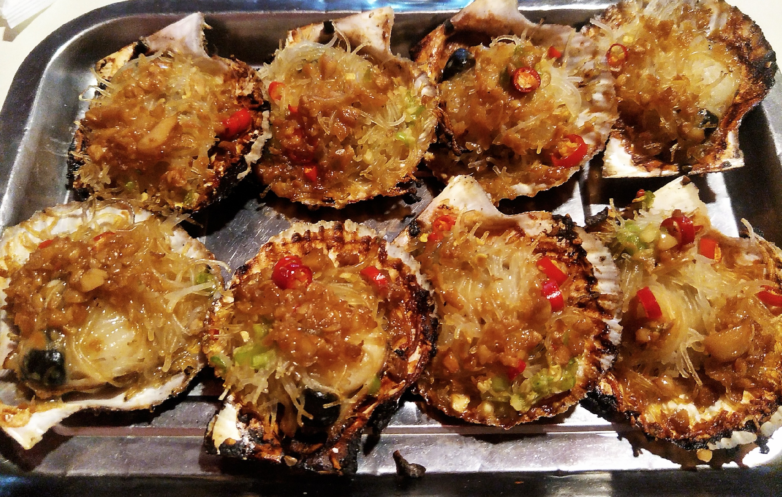 烤扇贝